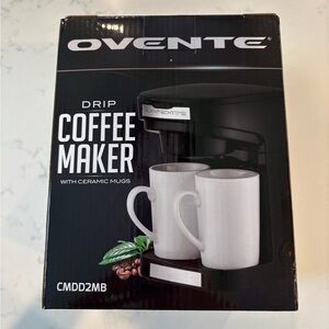 Ovente Drip Coffee ☕️ Maker with Ceramic Mugs